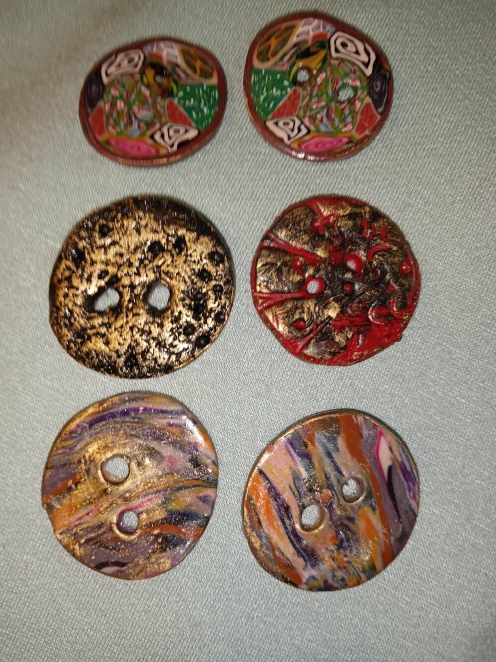 BOHO GRUNGE BUTTONS
